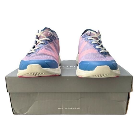 Vionic Celeste Azure Light Blue and Pink Sneakers Shoes Women’s Size 7.5 - Picture 2 of 9